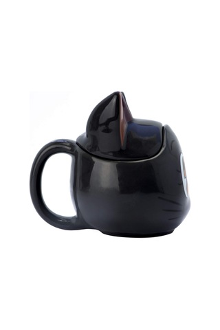 Anime Sailor Moon Luna Sevimli Karikatür Kedi Seramik Yaratıcı Fincan Sevimli Kupa Bardak Siyah