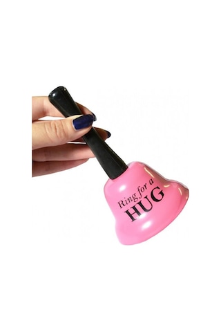 Büro Ev Ofis Dekoru İçin Kucaklaşma Temalı Resepsiyon Zili Tipi El Çanı