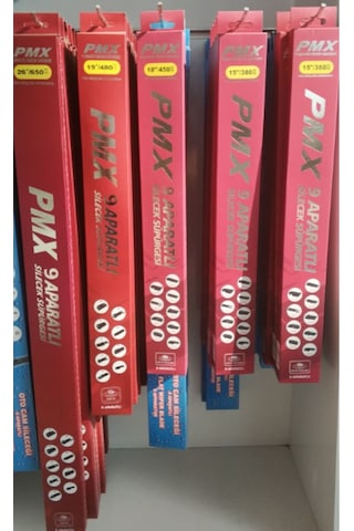 Pmx 48CM Muz Oto Cam Sileceği 9 Aparatlı