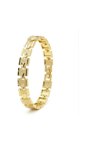 Moncuk Design Regalia 24k Gold Kaplama 8 Mm Kadın Bileklik 3351kbv5d12 Sarı