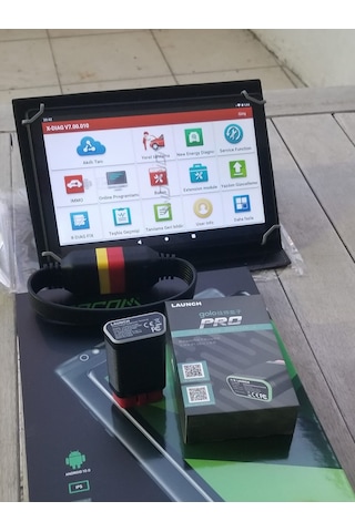 Crp919max Launch Arıza Tespit Cihazı X431 Golo Pro 1 Yıl Onlıne Tablet Dahil Full Set