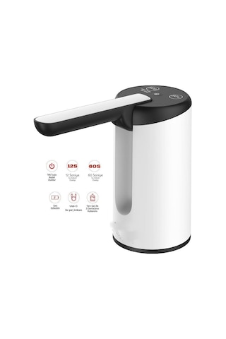 Sp21 Usb Şarj Edilebilir Çift Düğmeli Mini Su Pompası 1200mah Pilli