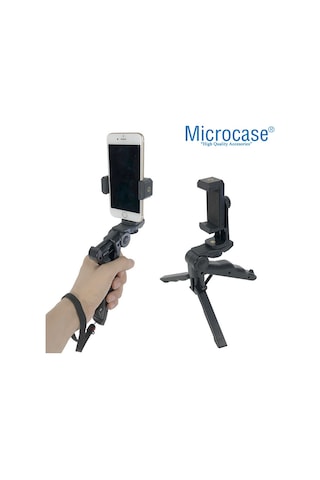 Telefonlar Için Mini El Tutucu Tripod Vlog Video Fotoğraf Al2461
