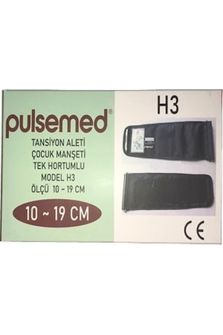 Pulsemed H3 Tek Hortumlu Çoçuk Tansiyon Aleti Manşonu