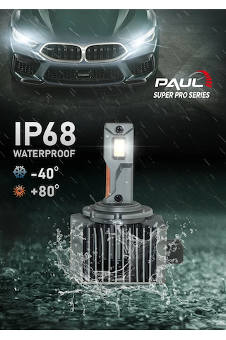 Paulled Paul Süper Pro D3s 24.000 Lümen Güç Şimşek Etkili Odaklı