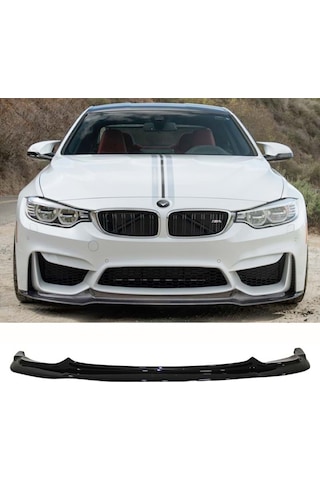 Bmw F36 4 Serisi Vorstainer M4 Ön Lip Piona Black Ön Ek 2014
