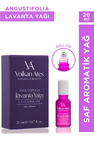Volkan Ates Natural & Beauty Lavandula Angustifolia Saf Lavanta Yağı Roll-on 20 Ml