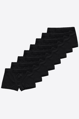 Malabadi Erkek Çocuk Siyah 8'li Paket Pamuk Elastan Boxer 8m209