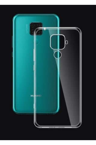 Huawei Mate 30 Lite İle Uyumlu Kılıf Şeffaf Esnek Silikon Telefon Kılıfı Kapak