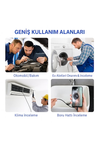 6led Kablolu Profesyonel 7.0mm 1080p Hd Usb Endoskop Kamera -