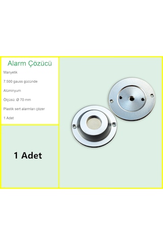 Sert Plastik Alarm Etiketi Çözücü Sökücü / Standart 7.500 Gaus Güç