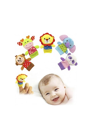 Sozzy Toys Parmak Kukla Oyuncakları - Szy164 Açık Gri