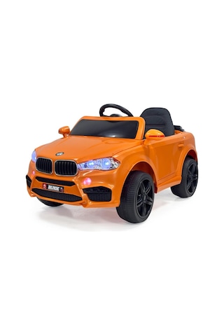 Blade Gt 12v Uzaktan Kumandalı Bluetooth Ve Usb Destekli Led Farlı Emniyet Kemerli Çocuk Akülü Araba Turuncu