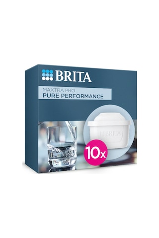 BRITA MAXTRA PRO Pure Performence Yedek Su Arıtma Filtresi, 10'lu