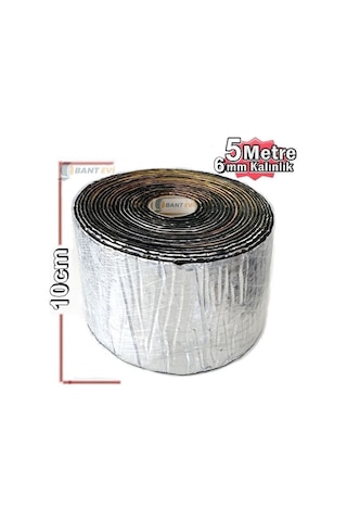 Kendinden Yapışkanlı Folyolu Oto Ses Yalıtım 6 MM 10 CM x 5 M