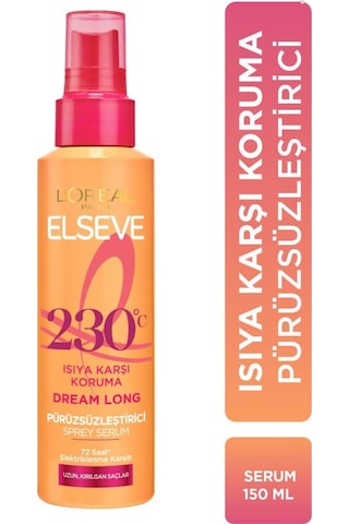 Elseve Dream Long Isı Koruyucu & Pürüzsüzleştirici Sprey Serum 150 ML