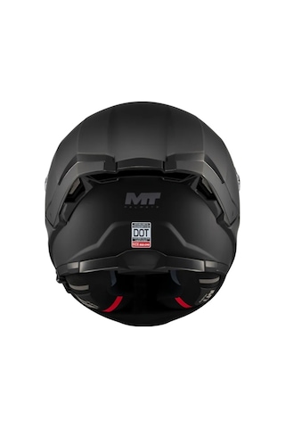 Kask Mt Ff18sv Thunder 4 Sv Pure A1 Mat Siyah Full Face Kapalı Kask Diğer
