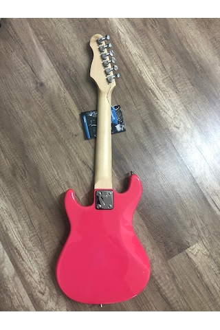 Phx Çocuklar İçin 1/2 Boy Pembe Renk Elektro Gitar-5-10 Yaş