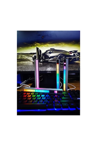 Rgb Sese Duyarlı Taşınabilir Ekolayzer Led Çubuk Belirtilmemiş