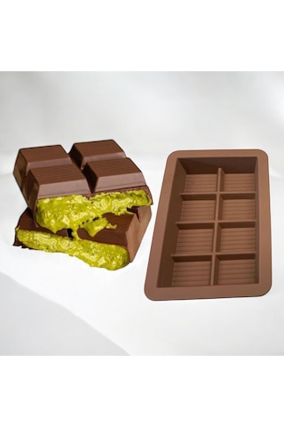 2 Li Set Muffin Ve Dubai Çikolata Kalıbı 6lı Muffin Silikon Kalıp Dubai Çikolata Kalıbı Karışık
