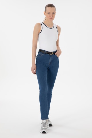 U.S. Polo Assn. Kadın Mavi Toothpick Fit Jean Pantolon 50299383-DN0022