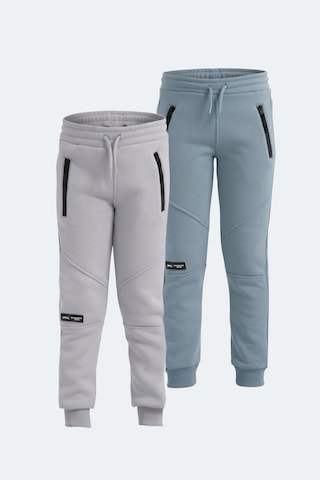 Slazenger Lamya 2 Li Set Eşofman Altı Taş Gri - Mavi