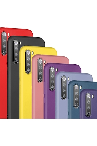 Xiaomi Redmi Note 8 Kilif Liquid Içi Kadife Tam Koruma Silikon 435398550