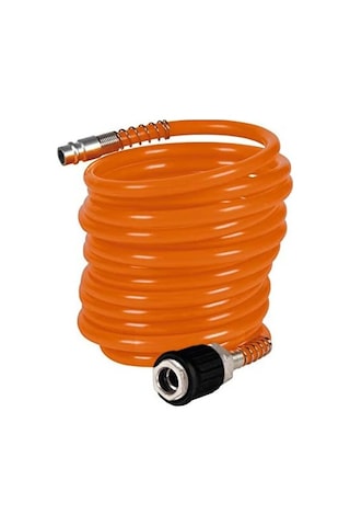 Spiral Hortum 6 Mm 4 M Kompresör Aksesuarı 4 Metre Uzunluk 6 Mm İç Çap Pu Malzeme Maks. Çalışma Basıncı 10 Bar Hızlı Bağlantı Ve Fiş Dahil - 4139410
