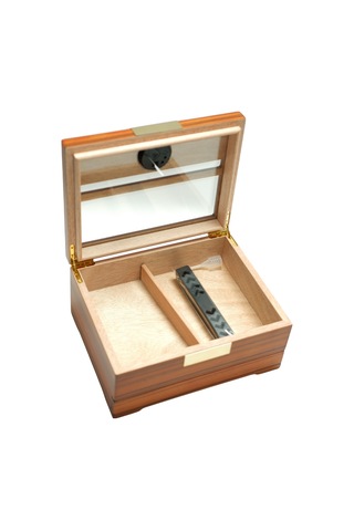 Premiumquality Quito Kahverengi Sedir Humidor Puro Kutusu - Tr9631