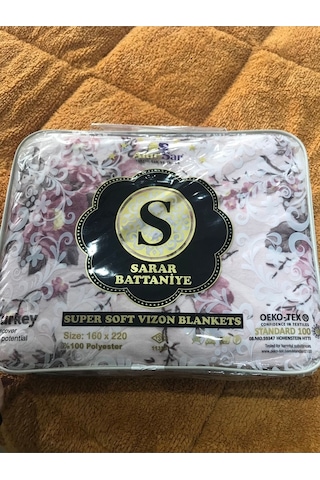 Sarar Çift Kişilik Battaniye Asmabahçe Pudra-çantasız Pembe
