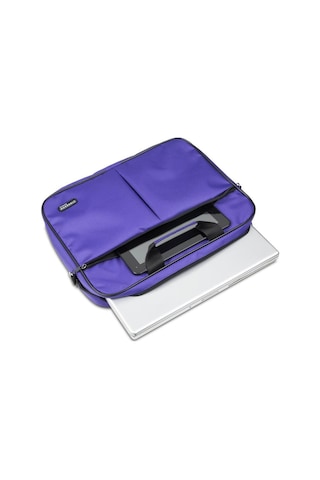 Classone Wtx303 Wtxpro Serisi 15.6 İnch Su Geçirmez Kumaş Apple Uyumlu MacBook , Laptop , Notebook El Çantası- Mor