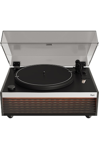 Hym s Lumi Dahili Bluetooth Hoparlörlü Işıklı Retro Pikap Plakçalar Aux, Rca Çıkışlı All-in-