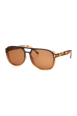 Falenti Ae31153-c5 52 Unisex Güneş Gözlüğü Kahverengi