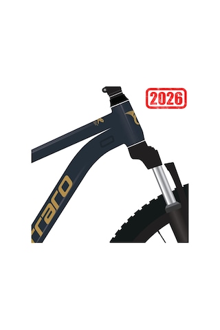 Carraro Crx 724 Dağ Bisikleti Parıltılı Lacivert-bronz 24v S/36cm Siyah