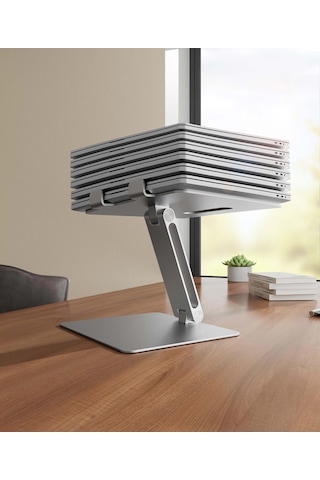 Bn34 Laptop Tablet Bilgisayar Standı Ayarlanabilir Metal Kasa Mac