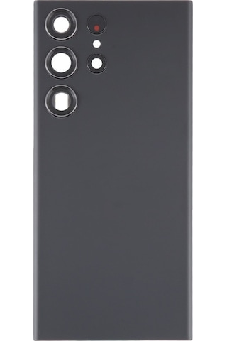 Cbtx Samsung Galaxy Uyumlu S23 İçin Ultra Sm-s918 Cam Pil Kamera Lens Kapağı Siyah