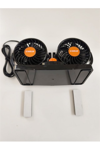 24 Volt Araç Içi Torpido Üstü Çift Fanlı Oto Vantilatör 6400609