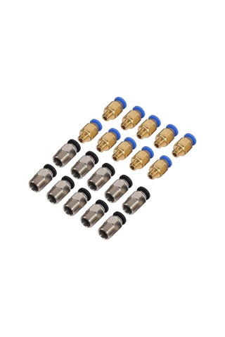 Pc4-m10 Düz Pnömatik Bağlantı Parçası İterek Bağlama + Pc4-m6 3d Yazıcı Bowden İçin Hızlı Bağlantı