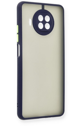 Gld-spt- Newface Xiaomi Mi 10t Lite Kılıf Montreal Silikon Kapak - Lacivert