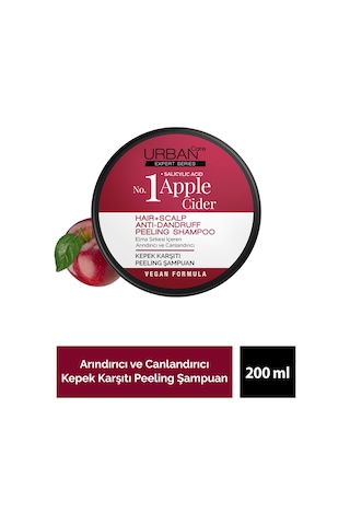 No.1 Expert Apple Cider Kepek Ve Yağlanma Karşıtı Peeling Şampuan-200g-vegan