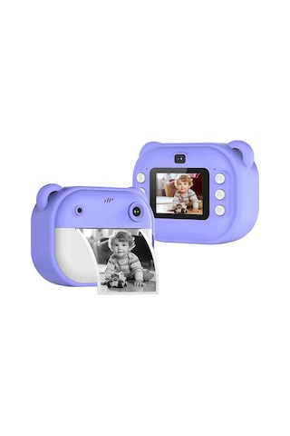 Dijital Video Kayıt Fotoğraf Çocuk Kamerası Anlık Termal Resim Kağıt Baskılı Evimdeyokyok