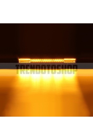 Off Road 2 Sıra Çift Renk Turuncu Beyaz 20 Cm Led Bar