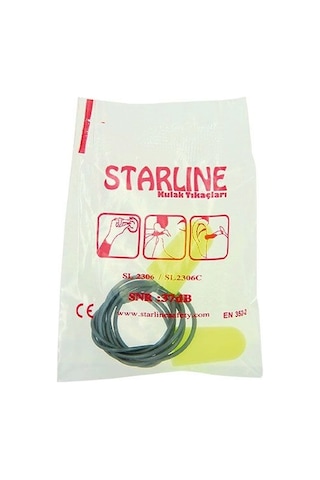 Starline 2306-c İpli Kulak Tıkacı 100lü