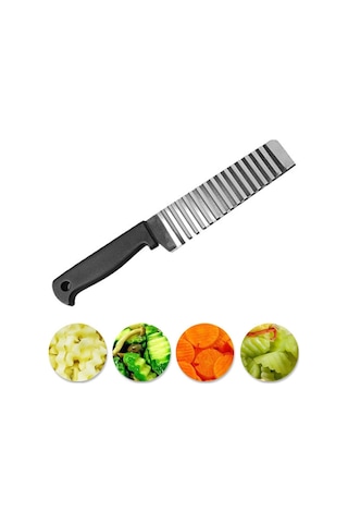 Cbtx Paslanmaz Çelik Dalga Bıçak Profesyonel Patates Kesme Makinesi