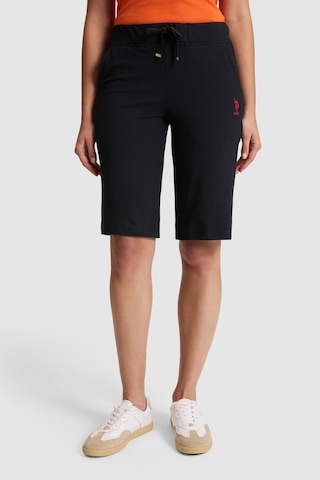 U.s. Polo Assn. Kadın Siyah Şort Örme 50321634-vr046