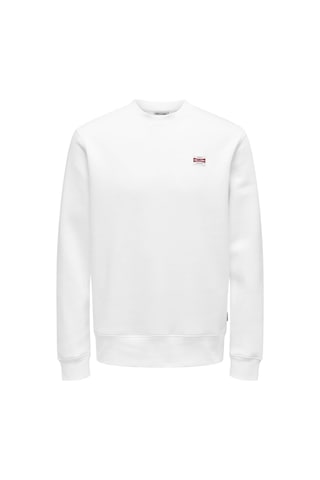Only & Sons Onsdawson Beyaz Erkek Sweatshirt 22033193 Beyaz