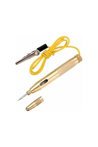 Wellhise 7747 12v Araç Oto Araba Kontrol Test Kalemi Timsah Ağızlı Elektrik Kalemi