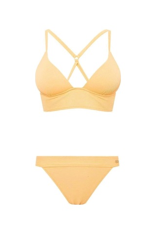 U.S. Polo Assn. Kadın Sarı Bikini Takım Sarı