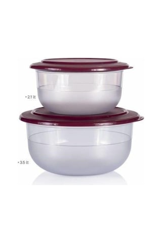Tupperware Kristalin 2 Li Set Şeffaf Tupperware Kristalin 2 Li Set Şeffaf