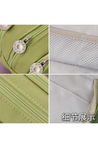 Aubyhe Genç Kızlar İçin Çok Fonksiyonlu Stüdyo Çantası - Büyük Kapasiteli, İki Pencereli, Dayanıklı Materyal, Buz Mavisi 389 MAvi